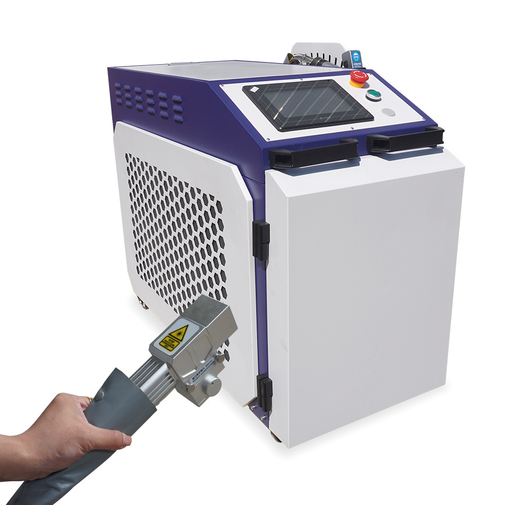 High Efficiency 1000W 1500W 2000W 3000W Portable Fiber Laser Cleaning Machine  Rust Removal