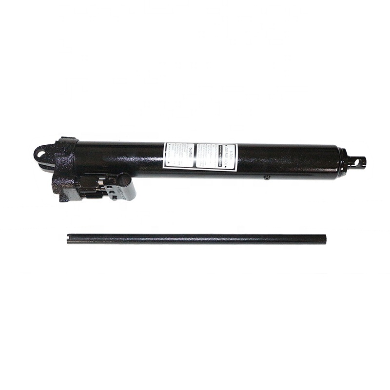 Double pump black 8 ton hand operated long ram hydraulic jack