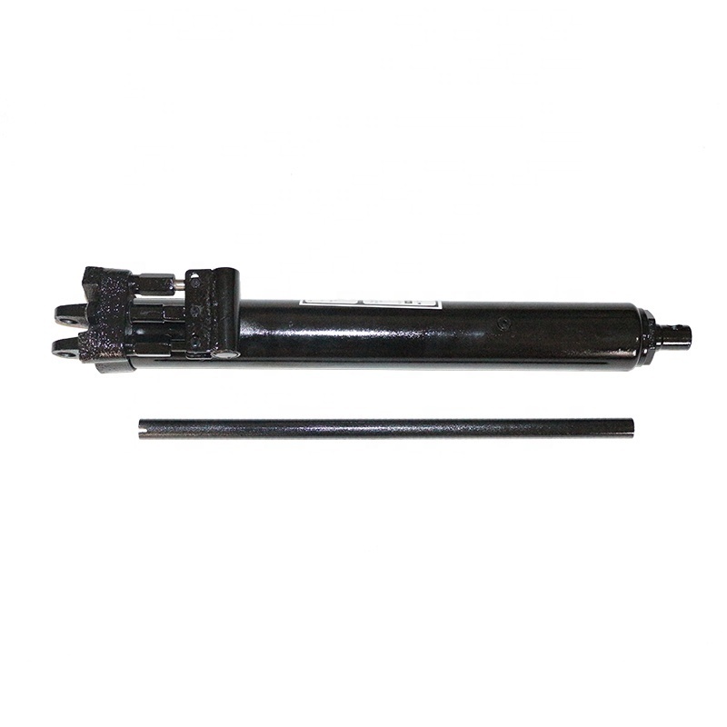 Double pump black 8 ton hand operated long ram hydraulic jack