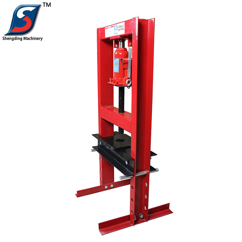 30 ton hand power hydraulic shop press with bottle jack