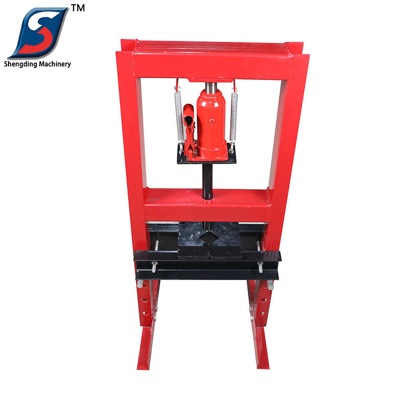 30 ton hand power hydraulic shop press with bottle jack