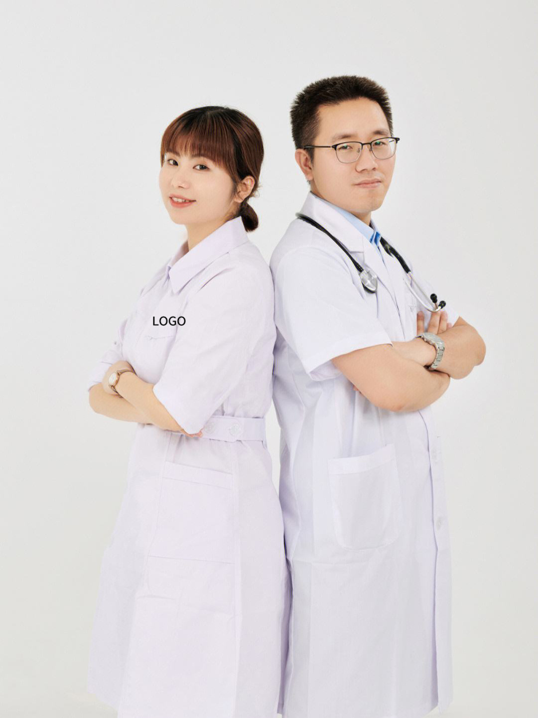 Custom logo Medical Hospital Women Men White Comfortable Doctor Nursing Clothing Uniform