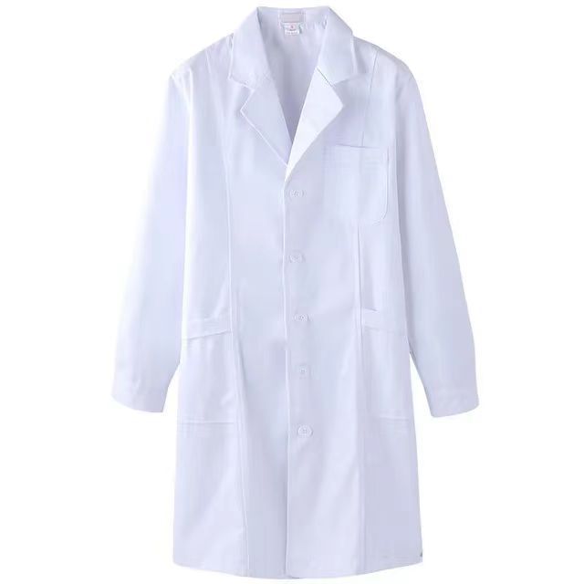 High-end quality lab coat white lab coats surgical gown 100% cotton fabrics first quality used clothing uniform work uniform