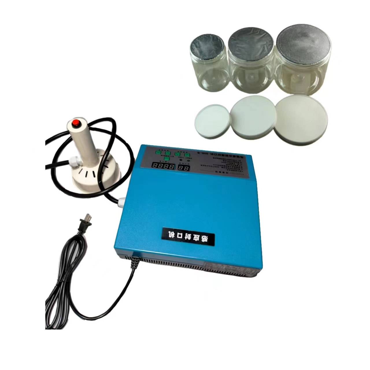 China best DCGY-500 manual electronic induction bottle aluminum foil sealer