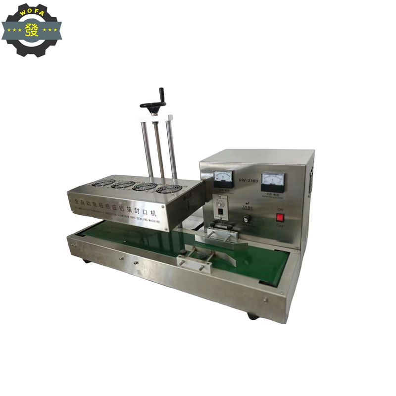 GLF-1800 automatic plastic bottle glass jar cap aluminum foil induction Bottle sealer sealing machines