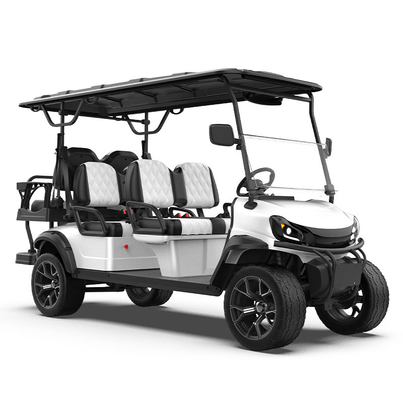 Powerful 72V Lithium 4 seats Lifted Electric Off Road Golf Cart