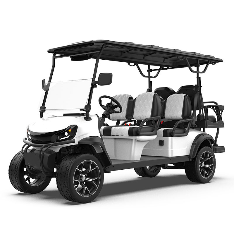 Powerful 72V Lithium 4 seats Lifted Electric Off Road Golf Cart