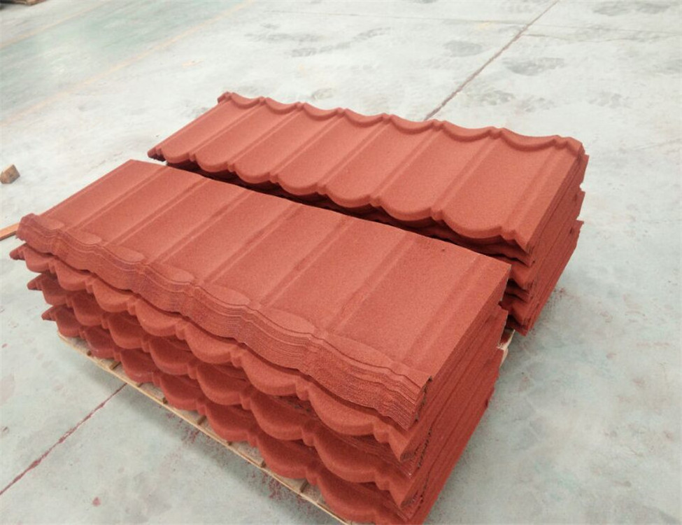 Coated Roofing Sheet in Ghana SGS Certificate Color Steel Roofing Price List Philippines Stone Bent Tiles