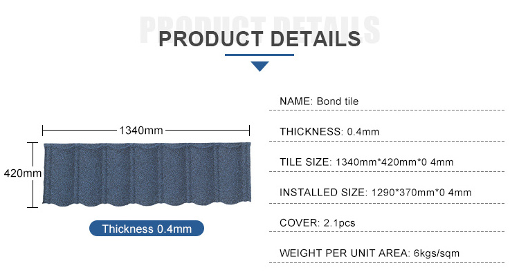 Coated Roofing Sheet in Ghana SGS Certificate Color Steel Roofing Price List Philippines Stone Bent Tiles