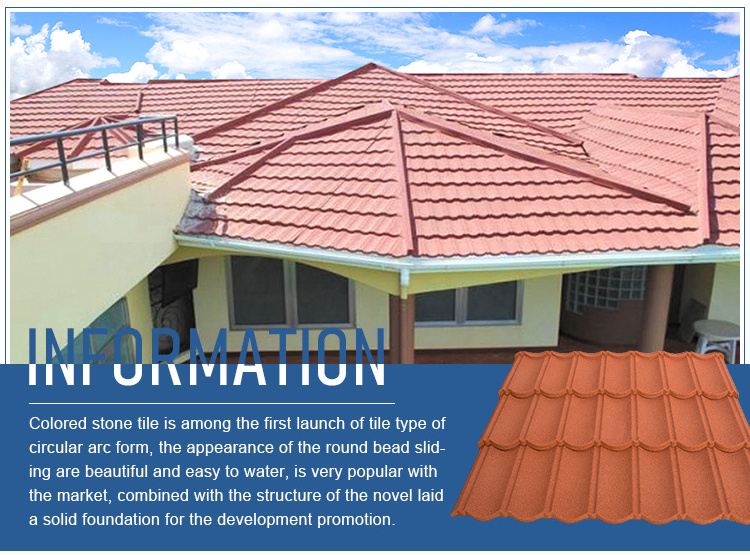 Coated Roofing Sheet in Ghana SGS Certificate Color Steel Roofing Price List Philippines Stone Bent Tiles