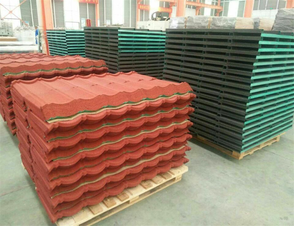 Coated Roofing Sheet in Ghana SGS Certificate Color Steel Roofing Price List Philippines Stone Bent Tiles