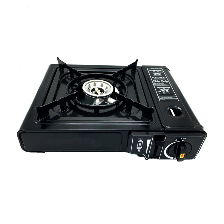 Hot Sale CE Approval Camping Kitchen Cooking Accessories Single Burner Butane Portable Camping Gas Stove With Case