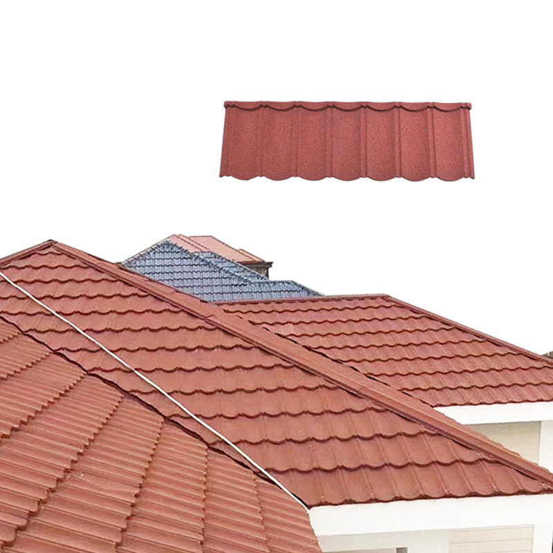 Professional Craftsmanship Metal Tile Roofing Metal Roof Tiles Stone Coated Roofing Metal Tile