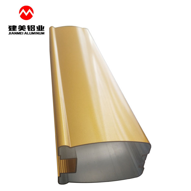 Customized aluminium profile extrusion beams manufacturers Electrophoresis anodizing aluminium profile