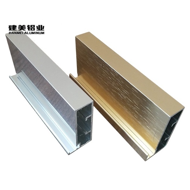 Customized aluminium profile extrusion beams manufacturers Electrophoresis anodizing aluminium profile