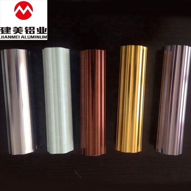 Customized aluminium profile extrusion beams manufacturers Electrophoresis anodizing aluminium profile