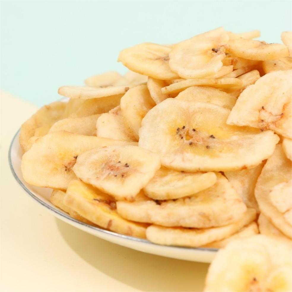 healthy snacks Low temperature vacuum fried VF crispy dried fruit dry dried banana chips