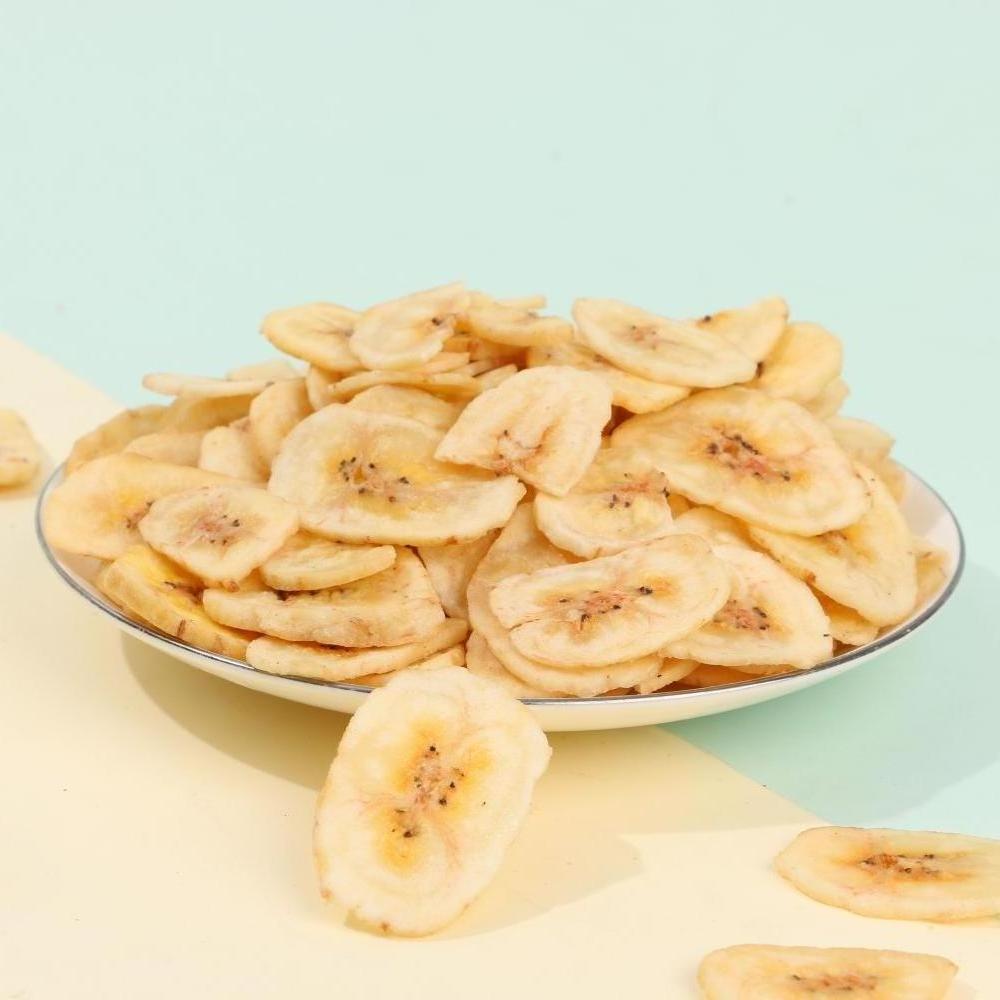 healthy snacks Low temperature vacuum fried VF crispy dried fruit dry dried banana chips