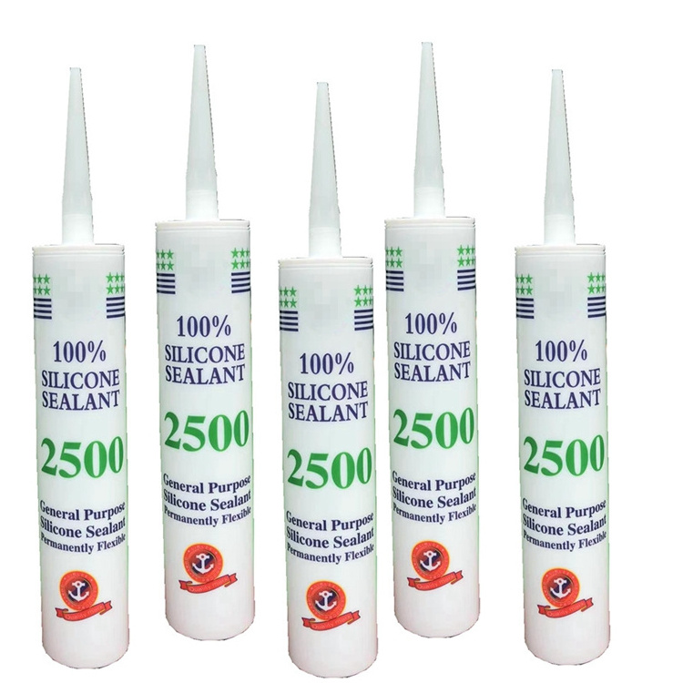 General purpose gp transparent waterproof silicone sealant adhesive glue with best quality