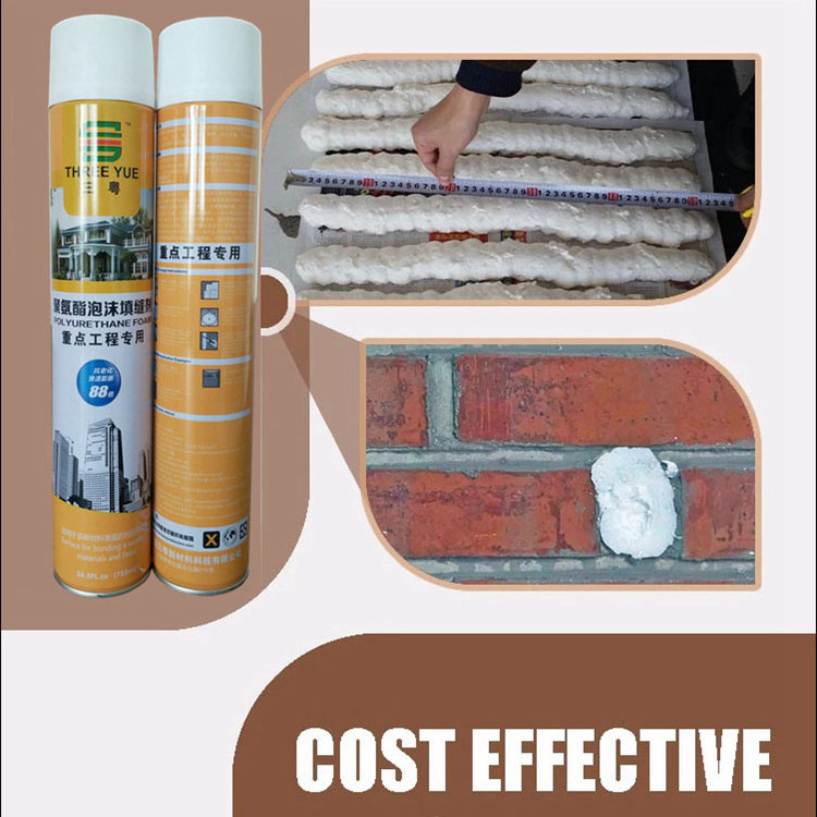 Great Price Door and Windows Professional Mounting Fire Resistance PU Foam 750ML