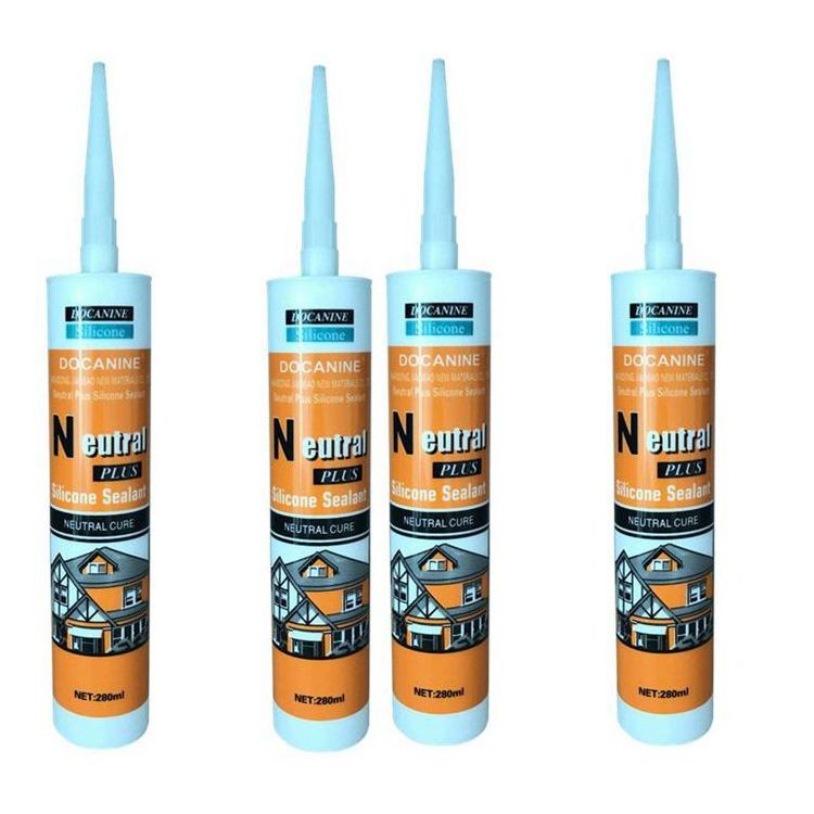 Glass Glue Concrete Crack Filler Neutral Curing Non Acidic High Strength Waterproof Adhesive Silicone Sealant