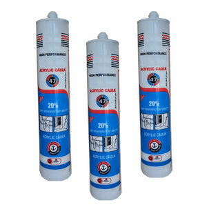 Water Base White 3m Acrylic Caulking Sealant Tube 600ml For Windows And Doors