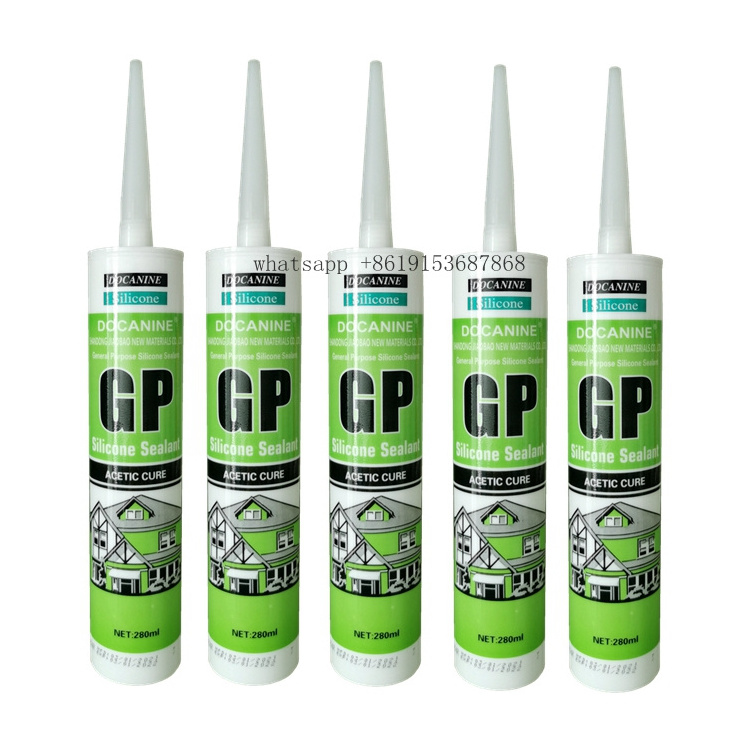 High Adhesion Acid Glass Silicone Sealant Adhesive for household windows and doors gap filler