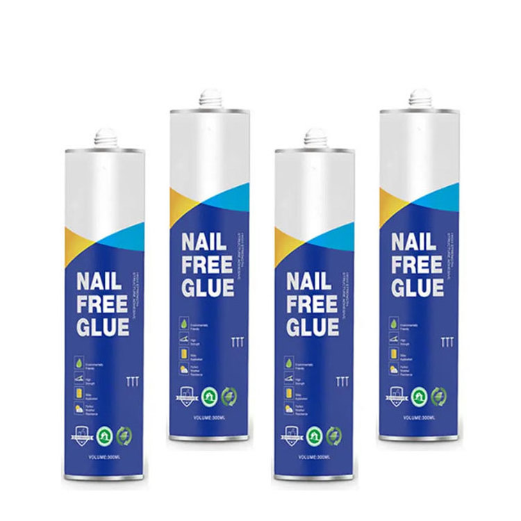 Strong Nail free Glue Waterproof Silicone Glass  Glue Metal Polymer Quick drying Adhesive Sealant Fix