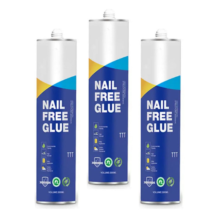 Strong Nail free Glue Waterproof Silicone Glass  Glue Metal Polymer Quick drying Adhesive Sealant Fix