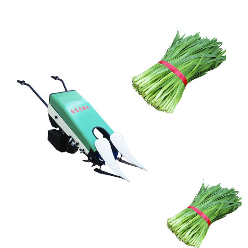 Hand push Small Leak Celery Harvester Coriander Cutting Reaper Celery Parsley Reaping Machine