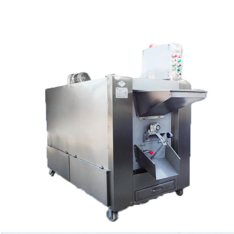 Electric Rolling Chestnuts Coffee Bean Nut Peanut  Roasting Machinery Oven Sesame Cashew Nut Roasting Machine