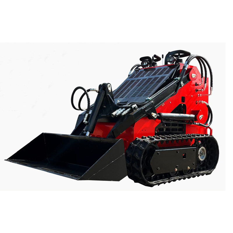 Construction Mini Crawler Dumper Truck Loader Crawler Mini Skid Steer Loader Compact Utility Steer Skid Track Loader