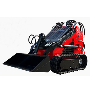 Construction Mini Crawler Dumper Truck Loader Crawler Mini Skid Steer Loader Compact Utility Steer Skid Track Loader