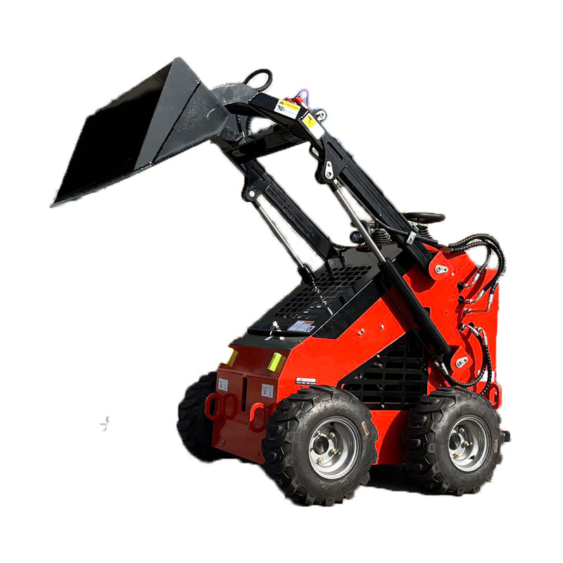 Construction Mini Crawler Dumper Truck Loader Crawler Mini Skid Steer Loader Compact Utility Steer Skid Track Loader