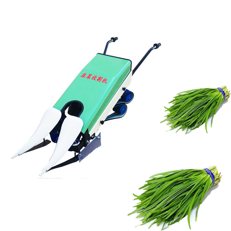 Hand push Small Leak Celery Harvester Coriander Cutting Reaper Celery Parsley Reaping Machine