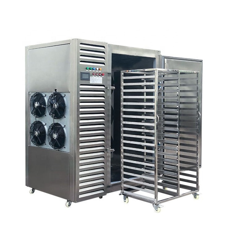 Industrial stainless steel 1100 L fast blast freezer quick freezing cabinet frozen french fries freezer machine