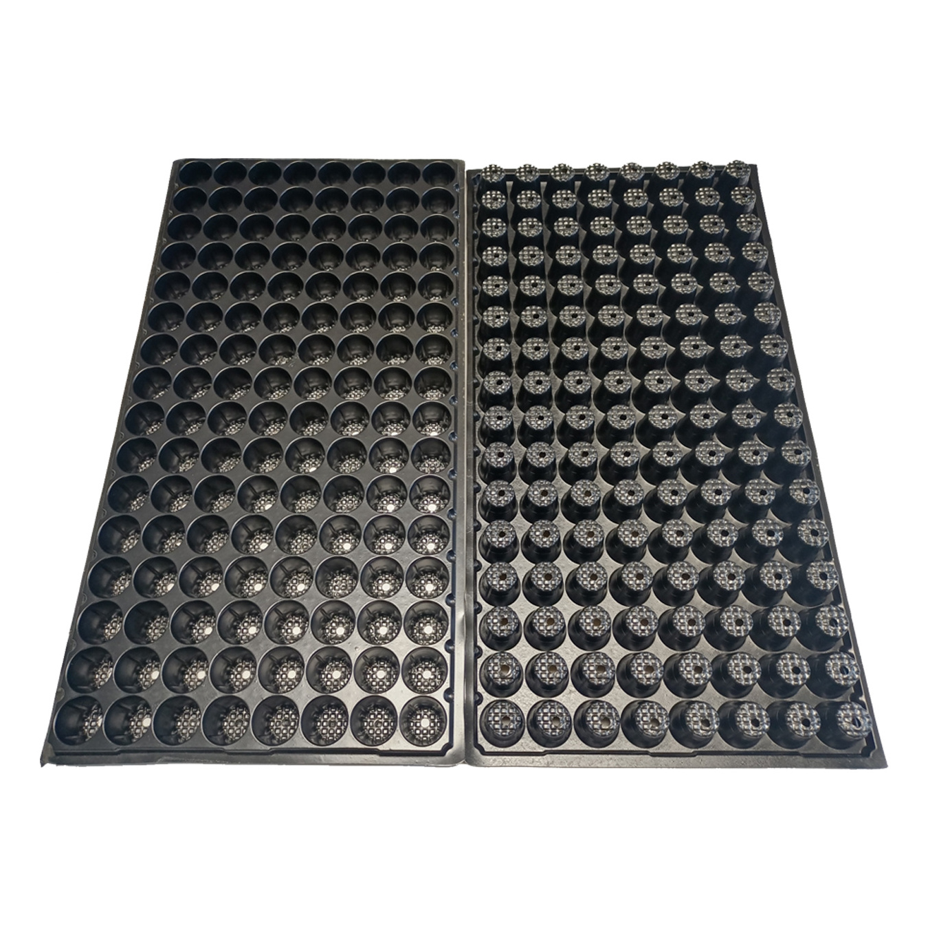 128 Round Holes Black Color Seed Tray, Plant Tray, Plug Tray for Greenhouse