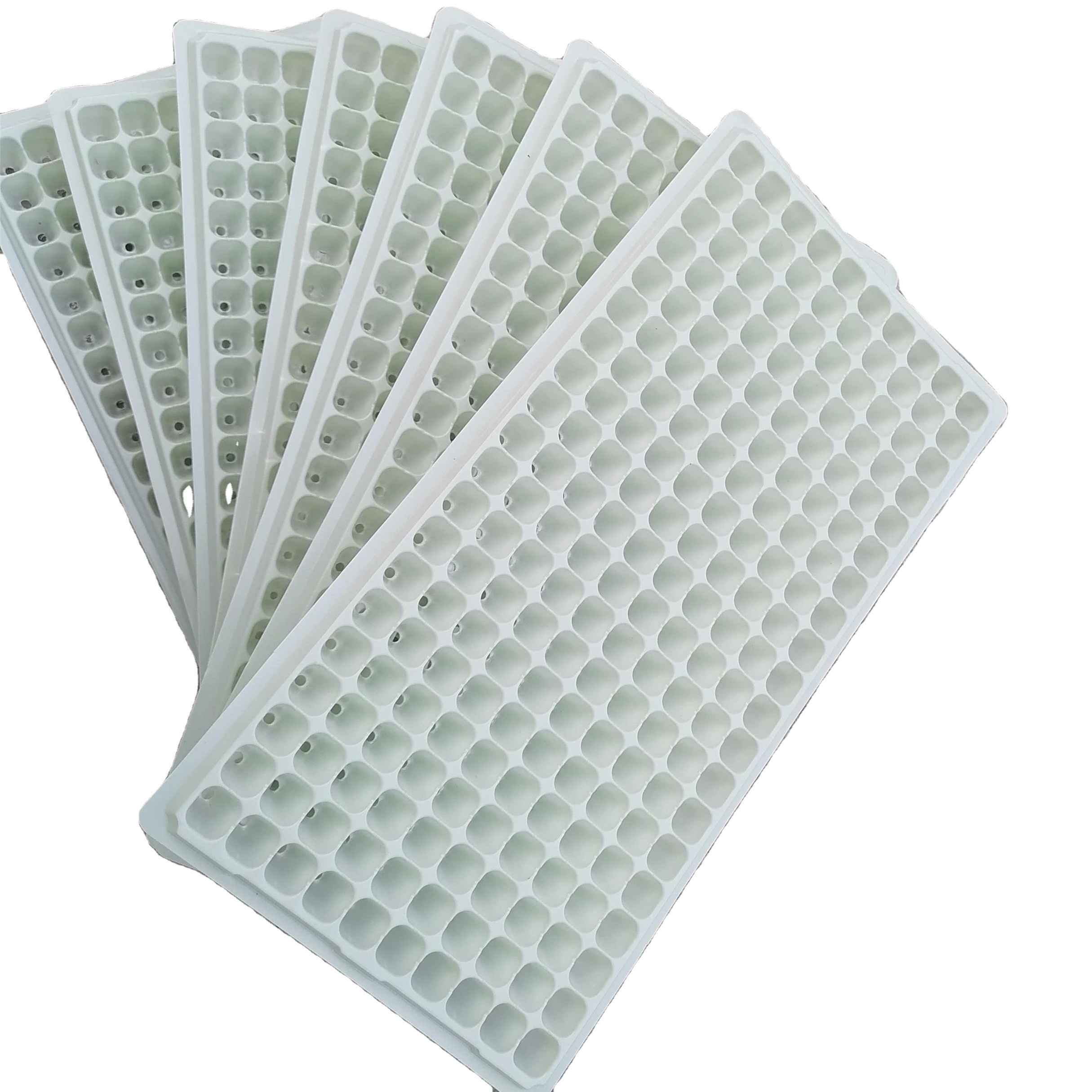 China Wholesale Cheap PET Plastic 200 Cells plastic seedling Tray, nursery Tray for All Plants Seedling