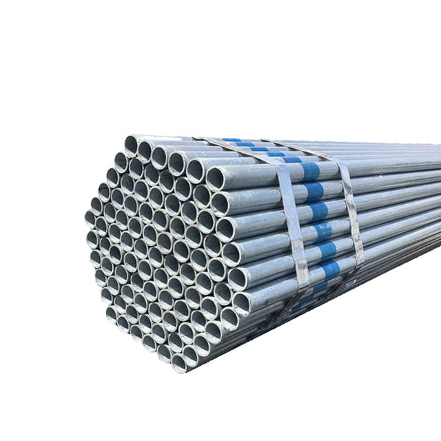 China Factory High Quality 3 4 Inch Hot Dip Galvanized Round Steel Iron Tube Price 20 Ft Galvanized Steel Pipe