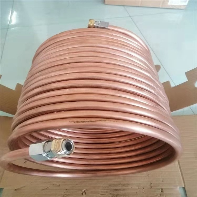 ASTM B280 C10100 C11000 Flexible 3/4 3/8 7/8 Inch Copper Air Conditioning Pipe Pure 99.95% Copper Pipe