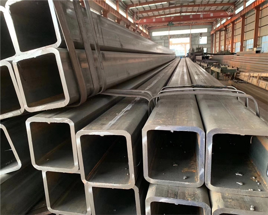 MS ERW hollow section square Tube Carbon steel square pipe 40x80 40x60 hot rolled iron square tube