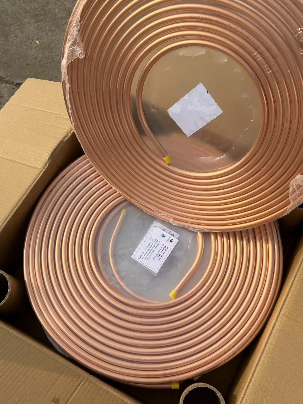 ASTM B280 C10100 C11000 Flexible 3/4 3/8 7/8 Inch Copper Air Conditioning Pipe Pure 99.95% Copper Pipe