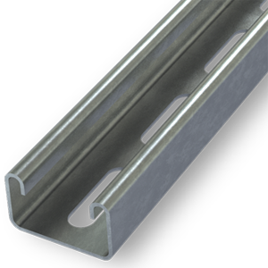 High quality Galvanized C Slotted perforated shaped steel profile strut channel