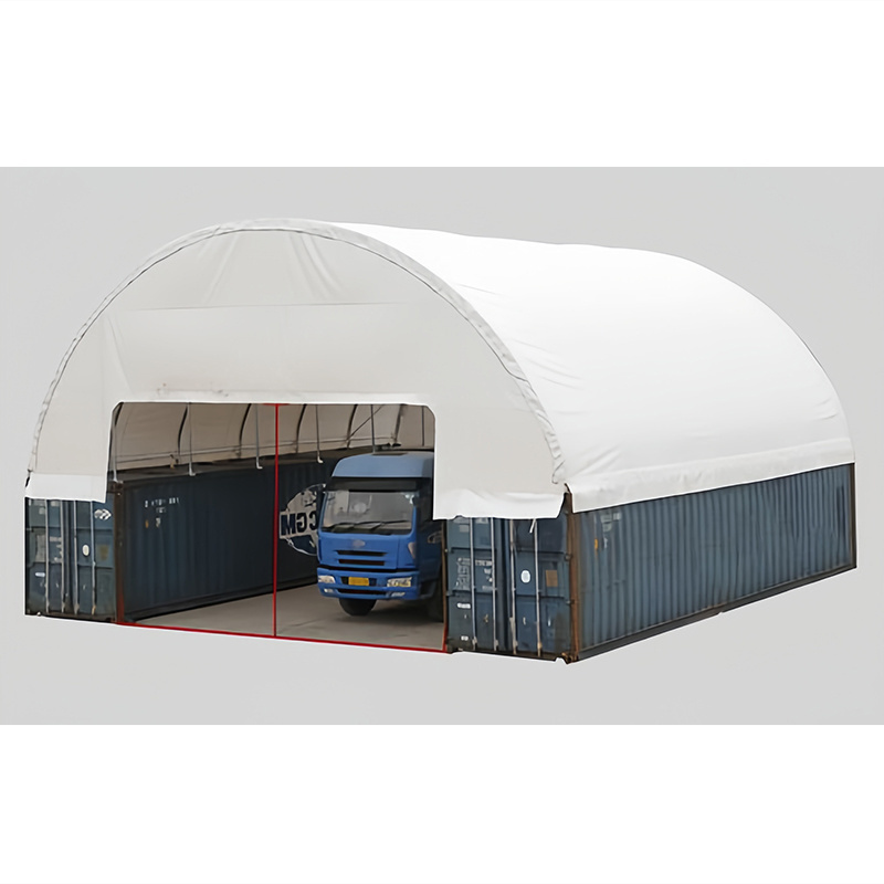 OEM Reasonable Price Container Canopy Metal Shipping Container Shelter 40Ft X 40Ft Container Cover Heavy Duty Storage Tent