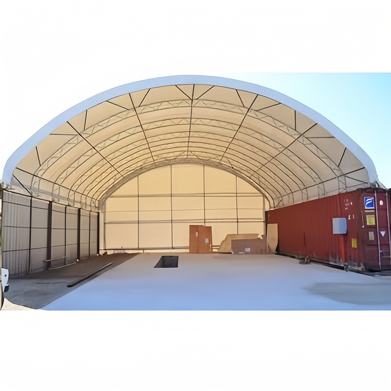 On Sale Single/Double Truss 40FT Portable Dome Container Shelter Storage Tent PVC Loading Shelter Shipping Container Shed Canopy