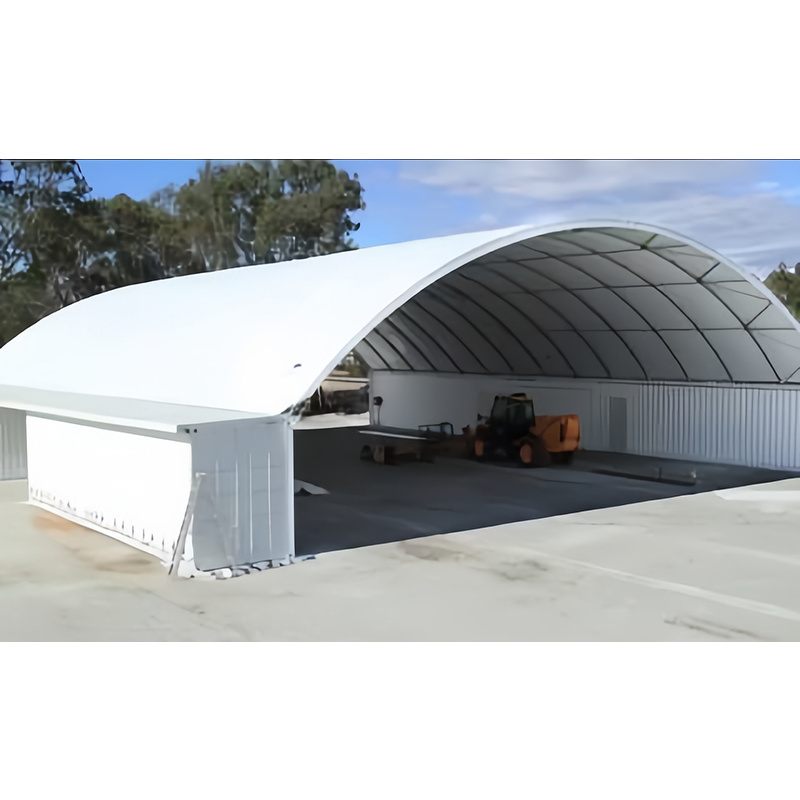 Factory supply stretch film large shipping canopies container shelter tent C2040 PVC fabric tent industry container shelter