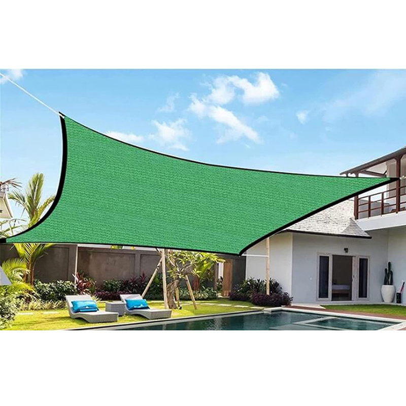 Wholesale Cheap HDPE Garden Rectangular outdoor canopy cloth shade mesh Anti UV sun shade sails for patio Playground backyard