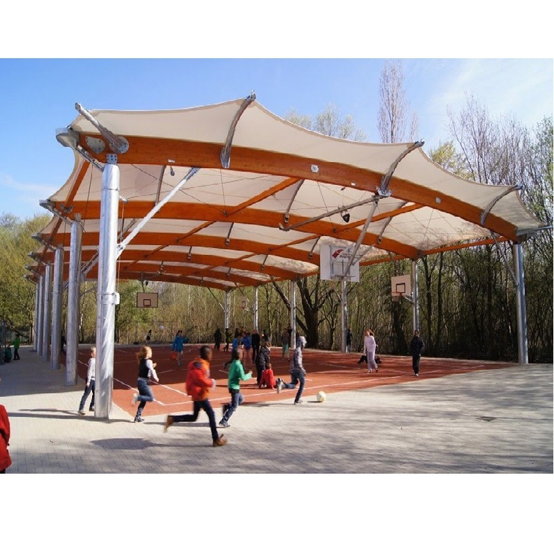 Outdoor gymnasium Tent PVDF-coated large Steel Frame sports stadium tent Tennis court basketball court football field tent