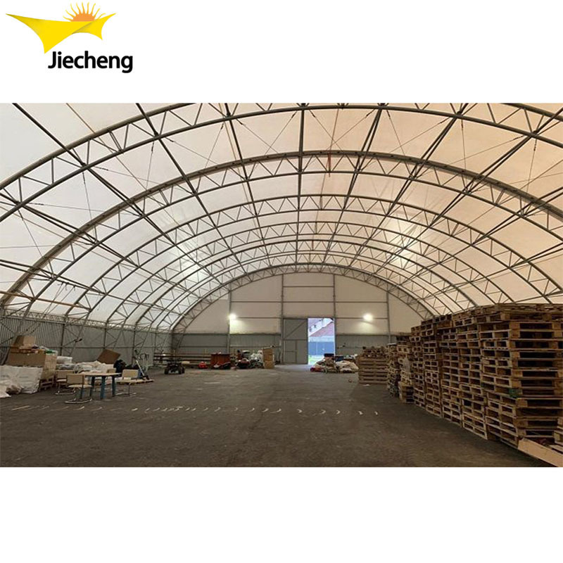 Large PVC dome industrial shipping dome container shelter shed for equipment storage canopy tent