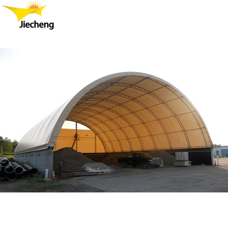 Large PVC dome industrial shipping dome container shelter shed for equipment storage canopy tent